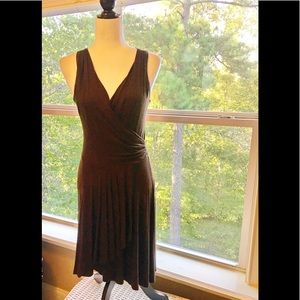 🌺☀️Karen Kane brown Missy medium dress